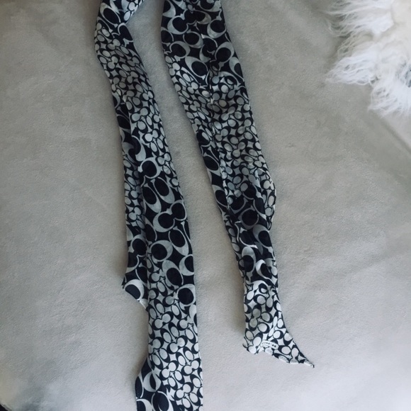 Silk Coach silk rectangular scarf - Picture 3 of 5